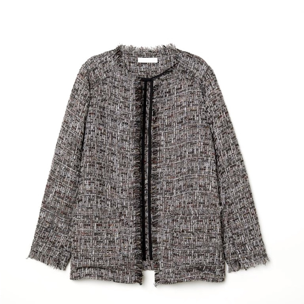 H&M Shimmering Tweed-like Jacket - Picture 1 of 9